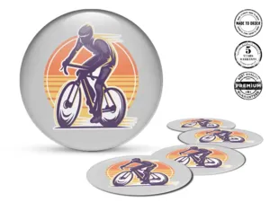 Domed Sticker Logo Limited Gravitational Core Pulse